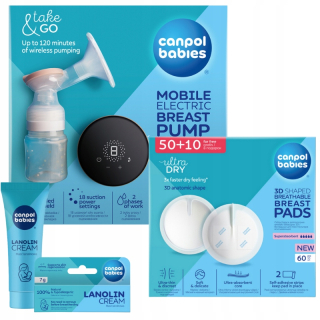 Jednorazové vložky Canpol baby biele 60 ks + 2 ďalšie produkty